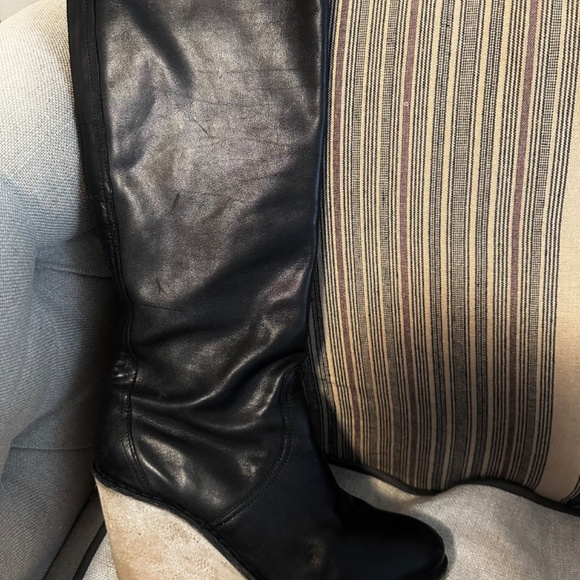Pierre Hardy High Leather Wedge Boot , size 40 France, size 9 US - Picture 2 of 5
